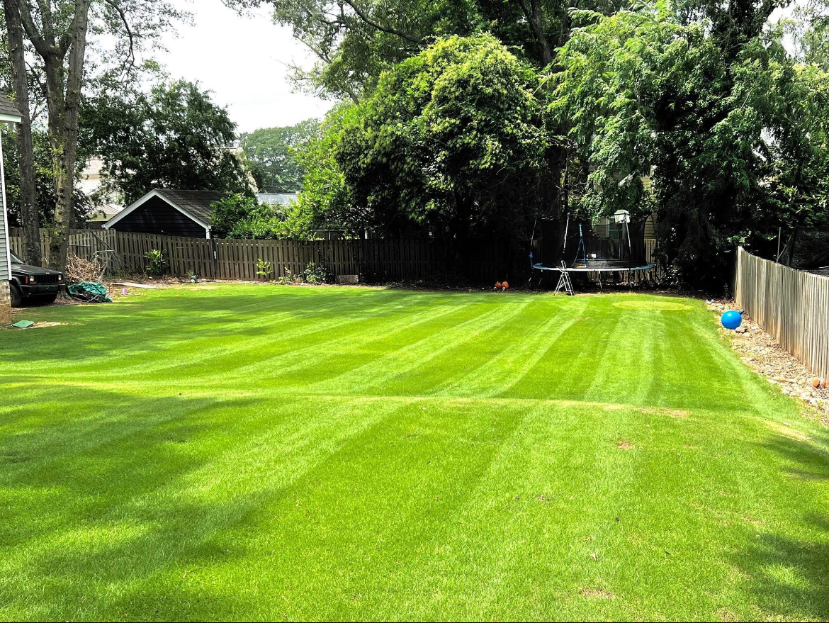 Lawn Care Work Example