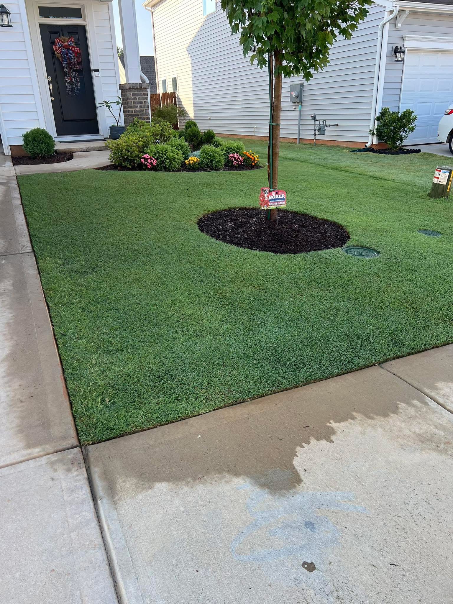 Lawn Care Work Example