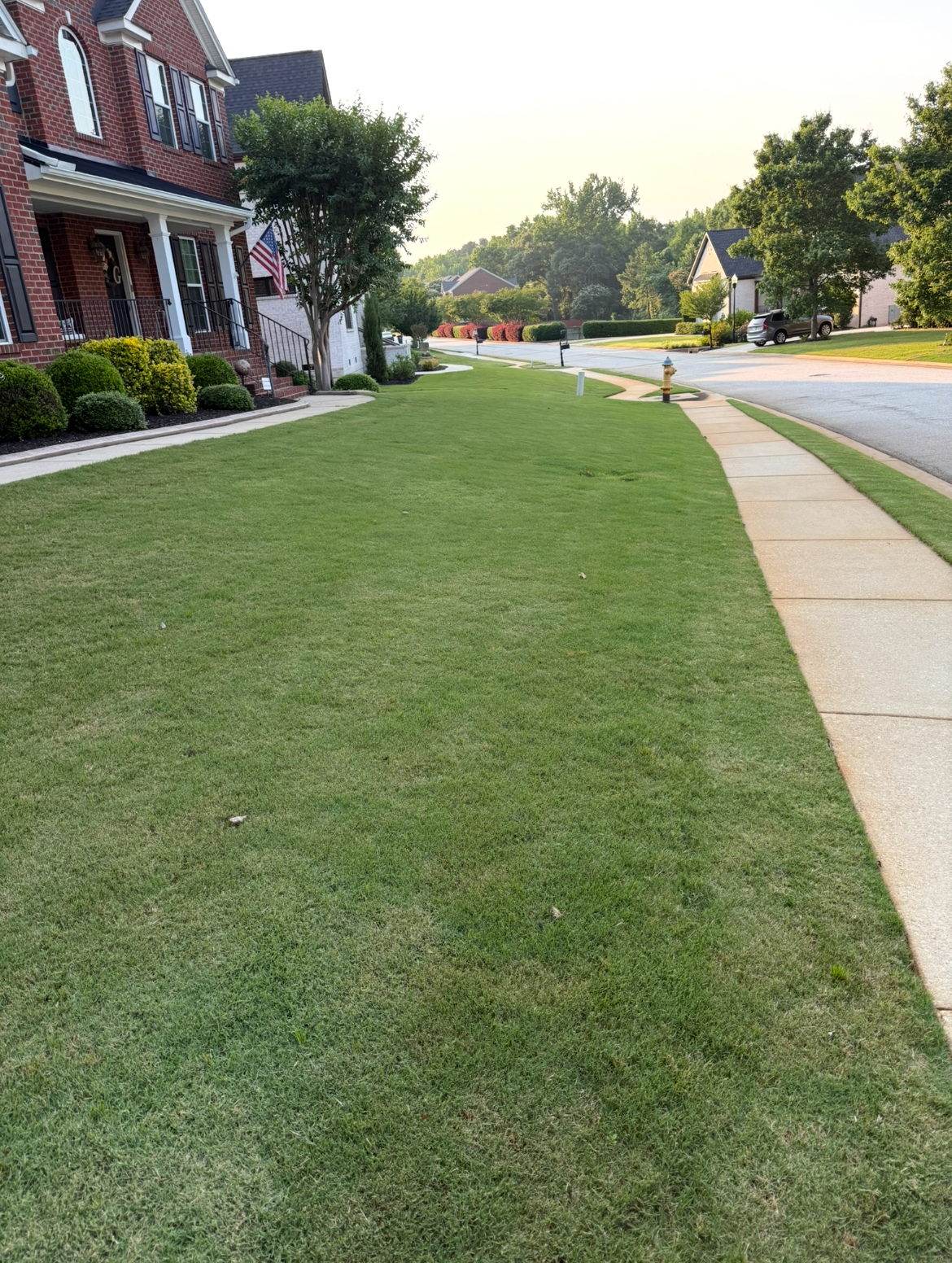 Lawn Care Work Example